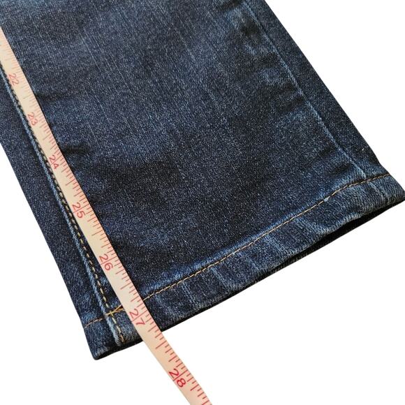 Paige Skyline Jeans dark wash distressed size 27 - Picture 6 of 6